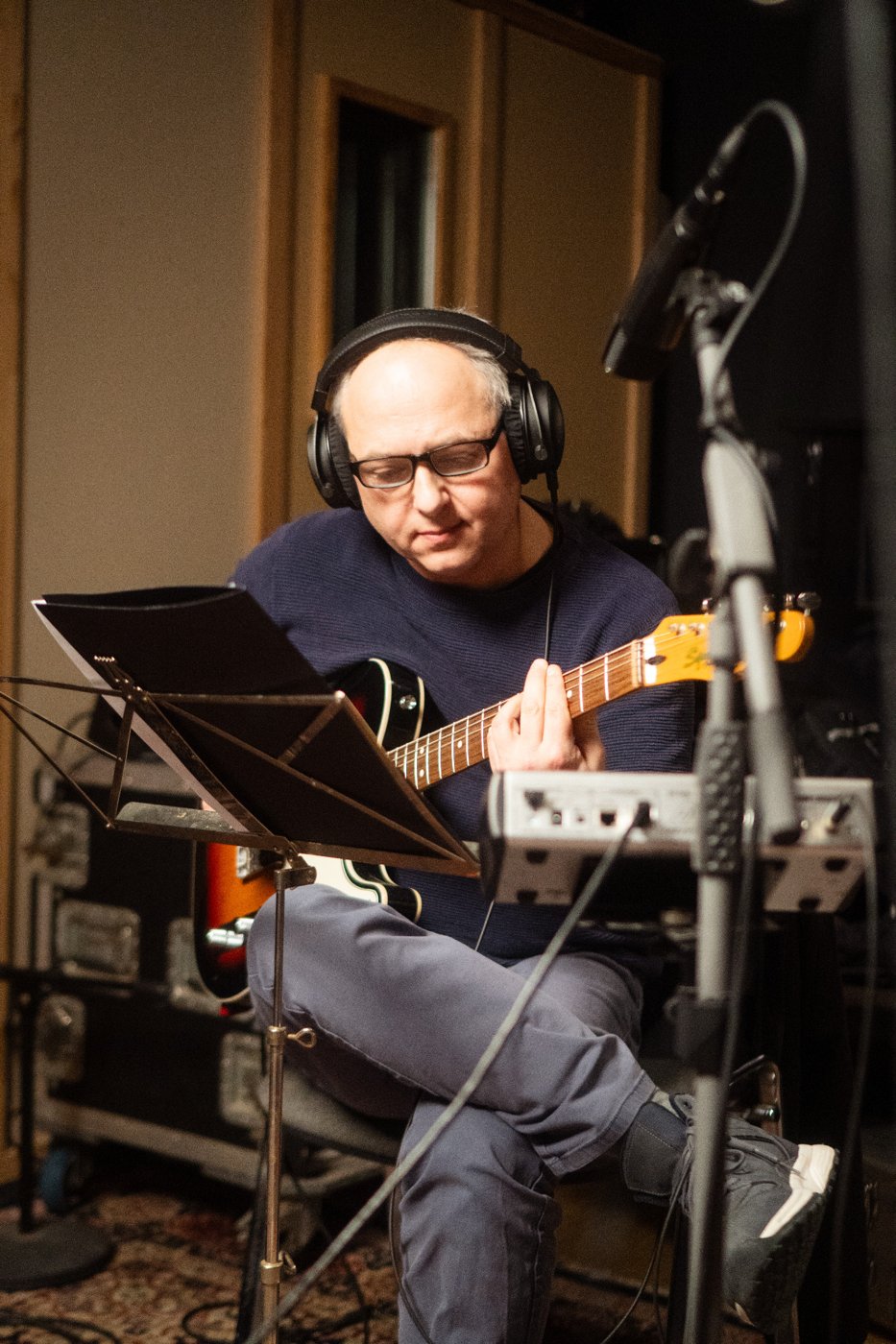 Enzo Galli im Tonstudio