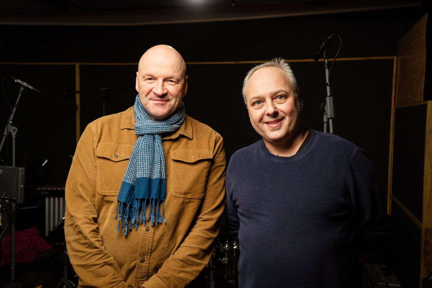 Thomas Vester und Enzo Galli im Tonstudio